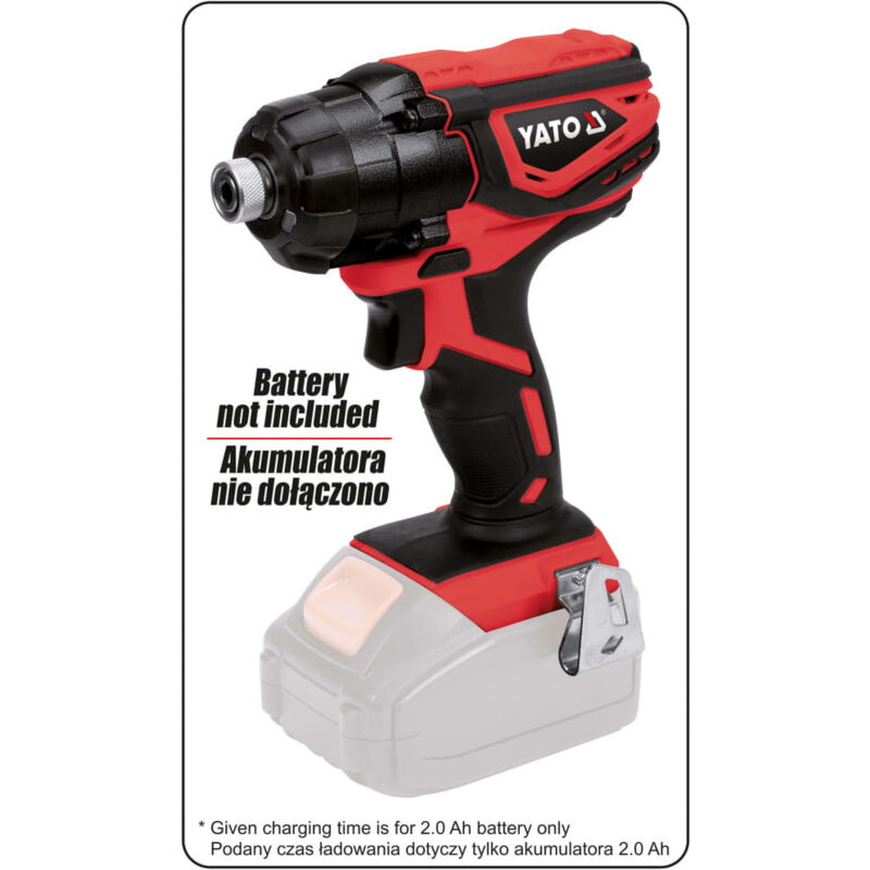 

YATO Taladro de impacto sin batería 18V 160Nm