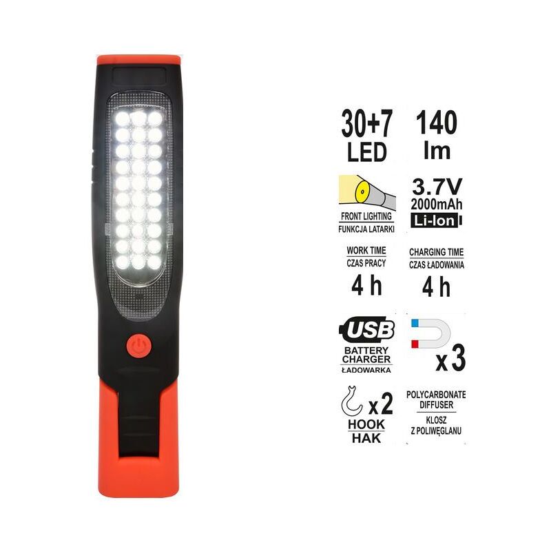 Yato - YT-08507 lampe de lampe d'inspection led