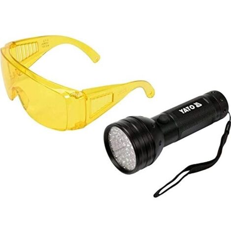 Yato YT-08581 lampe de poche noire withUV headband LED