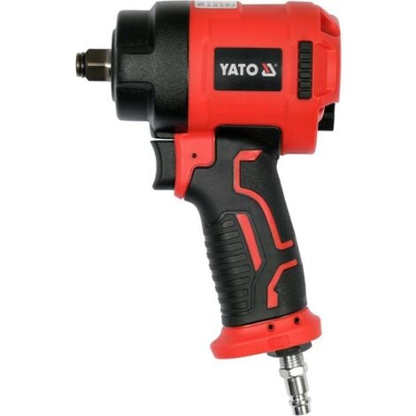 BRICOLINE Yato YT-09515 atornilladora de impacto con batería 1/2" 10000 RPM 1200 Nm Negro, Rojo