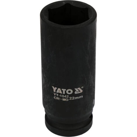 Yato YT-1042 douille de clés de douille à percussion de douille à percussion de douille à percussion de douille à percussion Noir