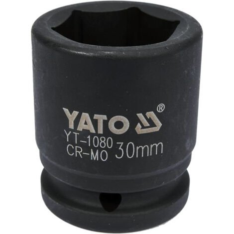 Yato YT-1080 socket de chiavi de impact socket de impact socket de impact socket Nero