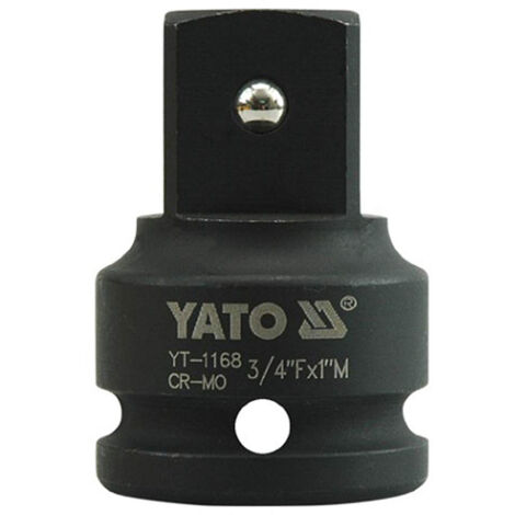 YATO YT-1168 À CHOCS-ADAPTATEUR 3/4'' (F) X 1'' (M)