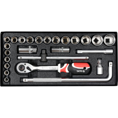 YATO YT-12671-25pcs del juego de tubos de 1/2 "