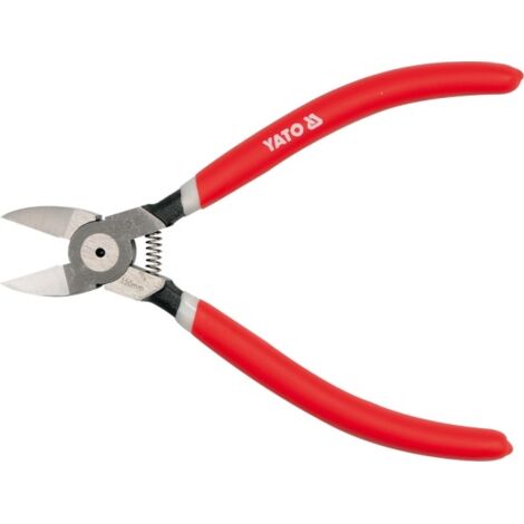 Yato YT-1951, Alicates de corte diagonal, ideales para trabajos de corte de cables y alambres, alta precisión y durabilidad.