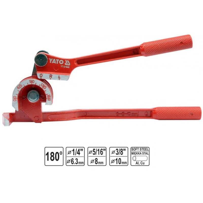 YT-21840 utensili per la curvatura di tubi e tubazioni - Yato