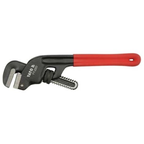 Yato YT-2201 clé à pipe of tuyau Noir, Rouge Clé à pipe Stillson en fonte, Polychlorure de vinyle of (PVC) Acier au carbone