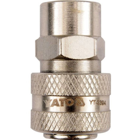 Yato YT-2394 Kupplung und Anschluss für pneumatische Maschine Nickel Stahl Innengewinde (Innen) 3/8" 1 Stück(e)