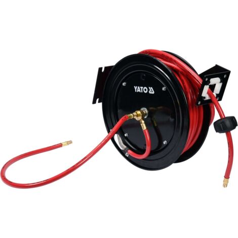 Yato YT-24250 Tubo Pneumatico 15m Nero e Rosso