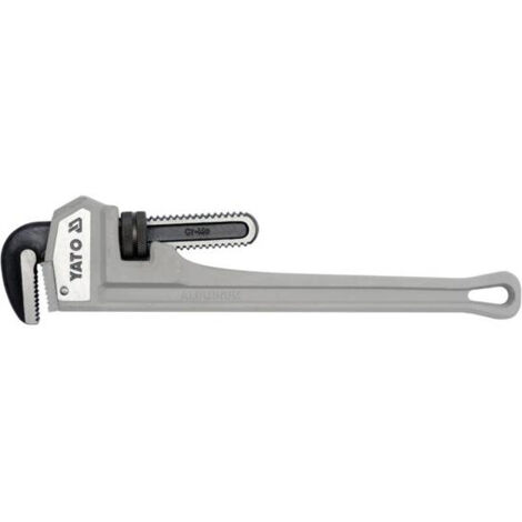 Yato YT-2484 chiave di tubo Alluminio, Alluminio nero 6 cm Chiave per tubi Modello americano Acciaio al cromo-molibdeno
