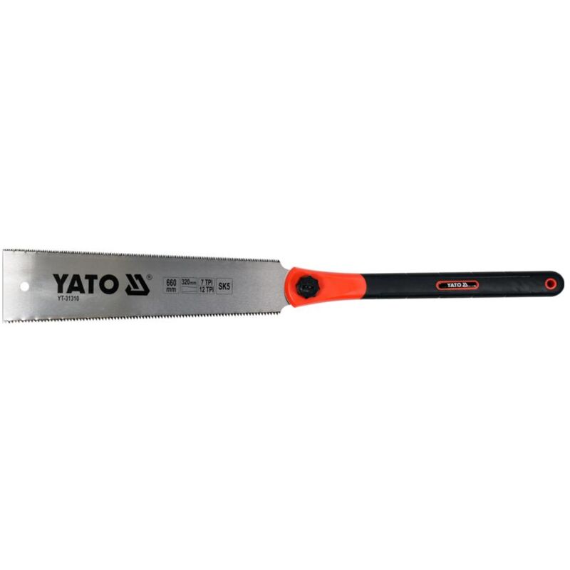YT-31310 sega giapponese 32 cm Nero, rosso, acciaio inox - Yato