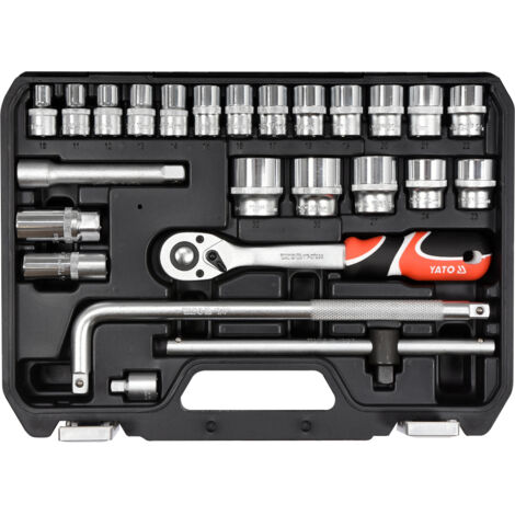 Yato YT-38741 - Tool set 1/2", 25 pcs, l