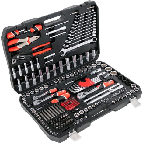 Yato YT-38941 Ensemble d'outils 225 pièces métalliques