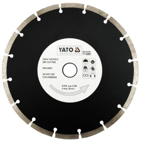Yato YT-6005 Winkelschleifer Zubehör Schneiden of der Scheibe