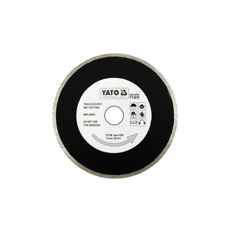 Yato YT-6016 disco diamantato 18 cm