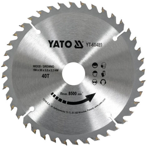 Yato YT-60489 lame of scie circulaire 19 cm 1 pièce(s)