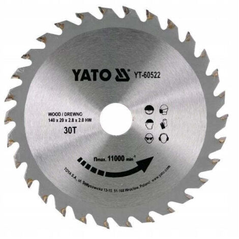 Yato YT-60633 Blatt of Kreissäge 19 cm 1 Stück(e)