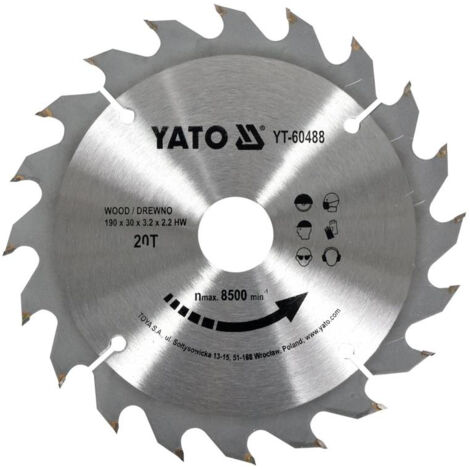 Yato YT-6065 hoja de sierra circular 20 cm 1 pieza(s)