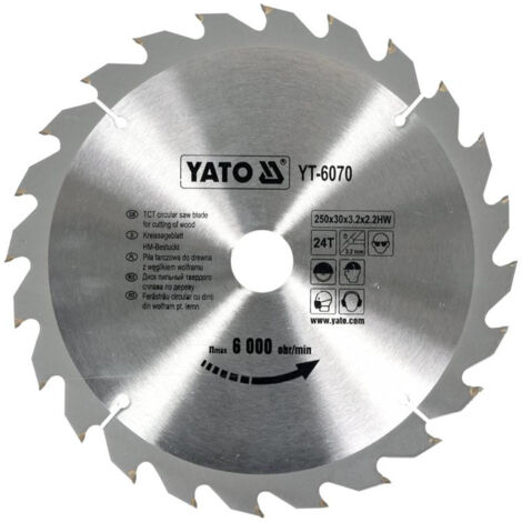 Yato YT-6070 hoja de sierra circular 25 cm 1 pieza(s)