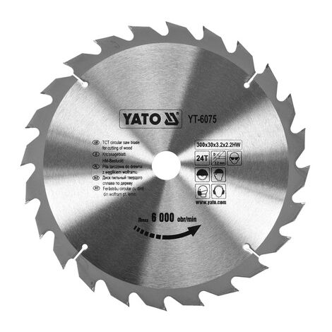 Yato YT-6075 lame of scie circulaire 30 cm 1 pièce(s)