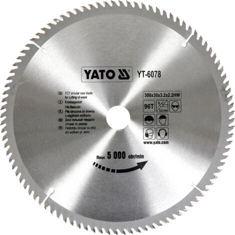 Yato YT-6078 Kreissägeblatt de 30 cm 1 St.