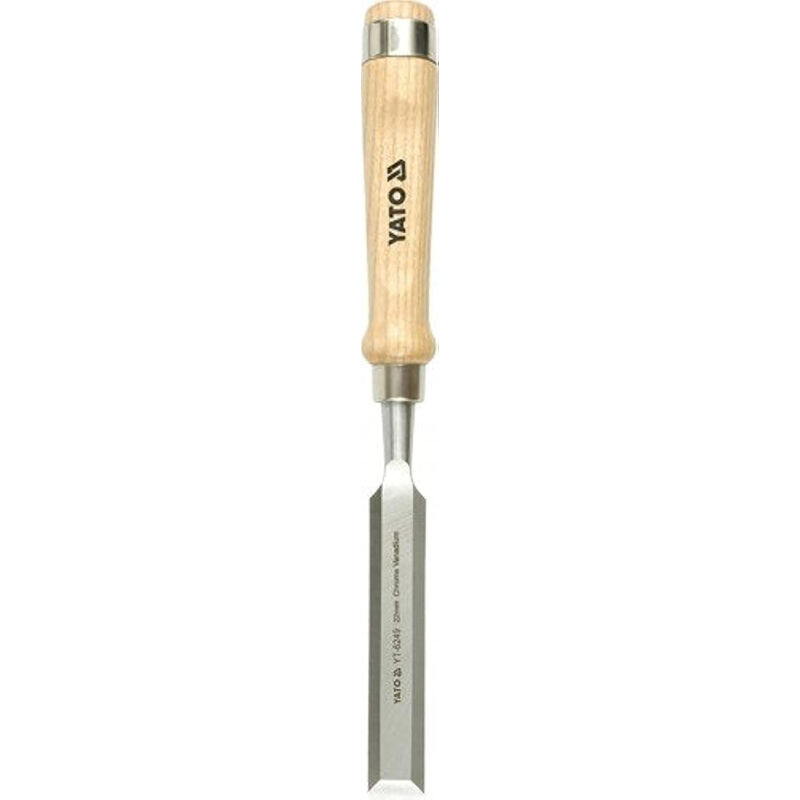 Yato - YT-6249 - CRV60 ciseau 22 mm avec manche en bois