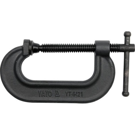 Yato YT-6421 clamp C clamp 7,5 cm Noir