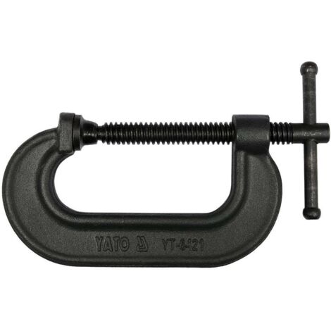 Yato YT-6421 Klemme C Klemme 7,5 cm Schwarz
