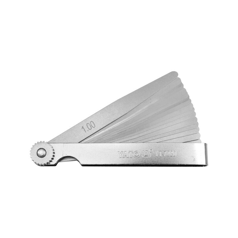 YT-7220 gauge of Silver thicknesses 0.04,0.05,0.06,0.07,0.08,0.09,0.1,0.15,0.2,0.25,0.3,0.4,0.5,0.75,1 mm - Yato