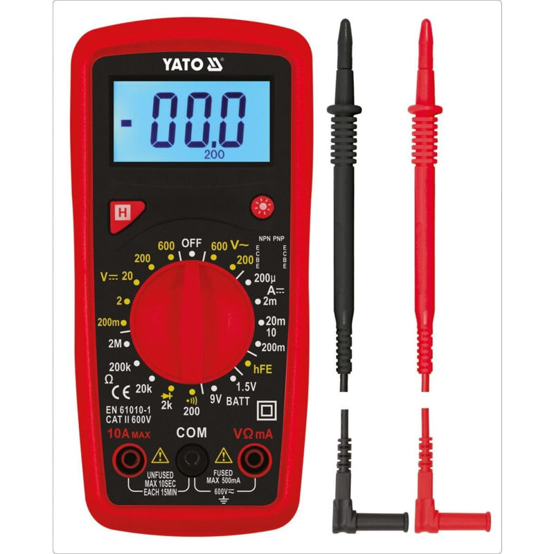 Yato Multimètre Yt-73081 160mm 75mm