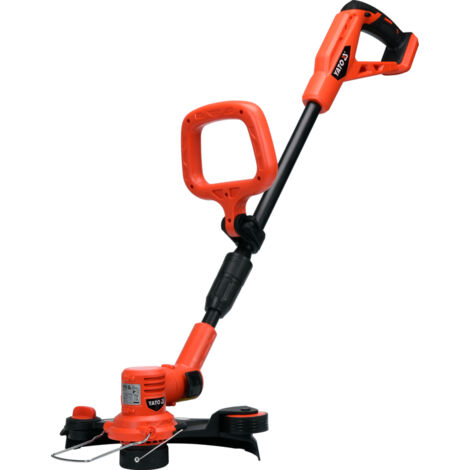 Yato YT-82831 desbrozadora/bordeadora 30 cm Batería Negro, Naranja