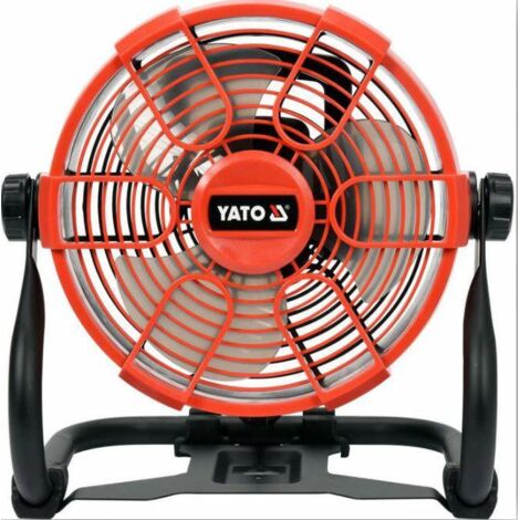 Yato YT-82933 Schwarzer, orangefarbener Ventilator