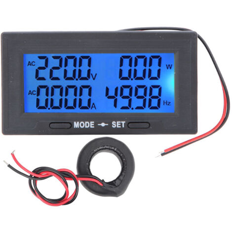 YB5142DM 0-500 V Écran LCD numérique intelligent Testeur de courant de tension AC (2)