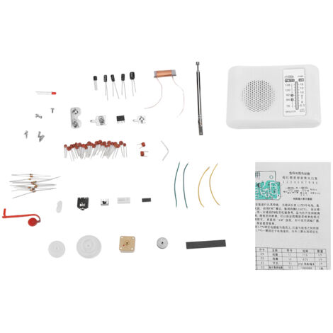 Yctze Dualband-AM/FM-Radio-Bausatz, Elektronik-Bausatz für Schüler, Bausätze für selbstgebaute Kristallradios, AM-Stereo-Radio, Radiosender-Bausatz.