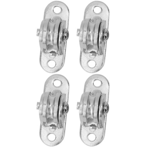 Yctze Festrolle, Zugrolle, elektrisches Spannrad, FSS-Spule, Deckenvorhang, Schwimmbadzubehör, Sonnenschirmzubehör, 4 Sets, SM-Rollenblock, Stahl-SM-Rolle