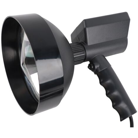Yctze Spot Light, ABS Plastic Work Light Handheld HID Xenon Lamp Outdoor Camping Hunting Fishing Spot Light 12-24V 55W(Lampe portative de 7 po).
