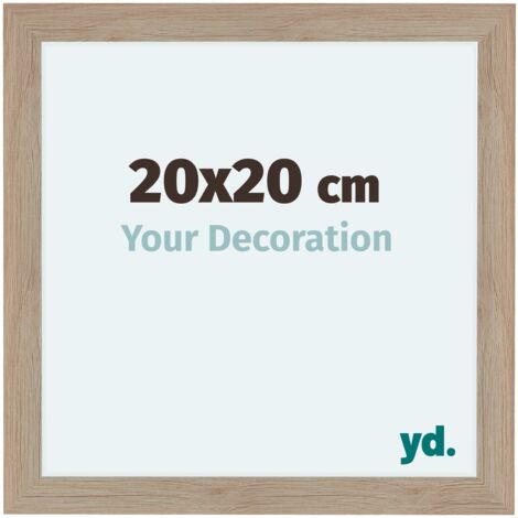 yd. - Cadre photo 20x20 - Chene Clair - MDF - Como