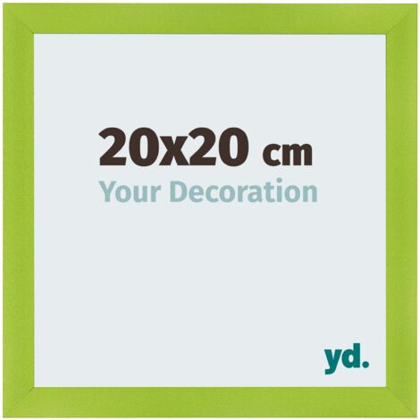 yd. - Cadre photo 20x20 - Vert - MDF - Pisa