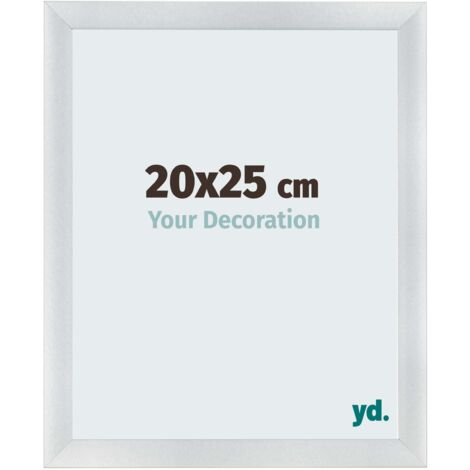 yd. - Cadre photo 20x25 - Argent Mat - MDF - Pisa