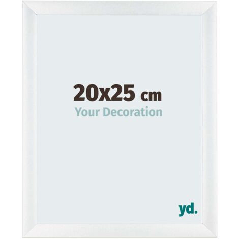 yd. - Cadre photo 20x25 - Blanc Brillant - MDF - Pisa