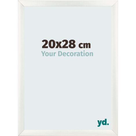 yd. - Cadre photo 20x28 - Blanc Patine - MDF - Pisa