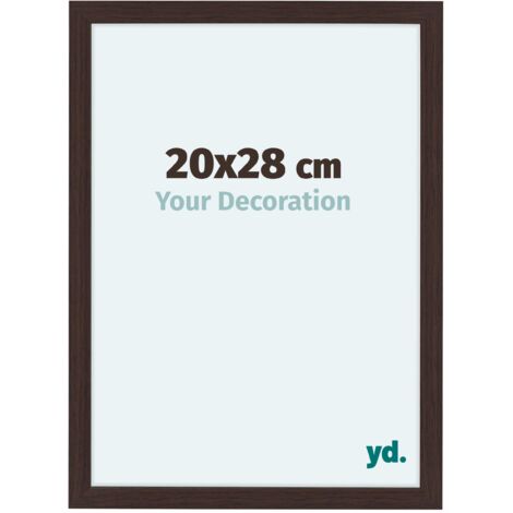yd. - Cadre photo 20x28 - Chene Fonce - MDF - Como