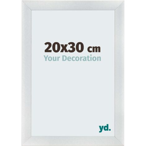yd. - Cadre photo 20x30 - Argent Mat - MDF - Pisa