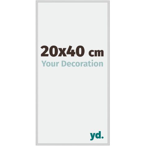 yd. - Cadre photo 20x40 - Argent Mat - Aluminium - Miami
