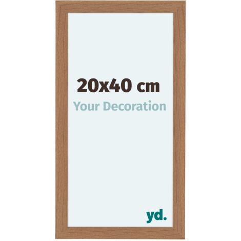 yd. - Cadre photo 20x40 - Noyer clair - MDF - Como