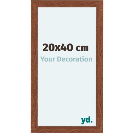 yd. - Cadre photo 20x40 - Noyer - MDF - Como