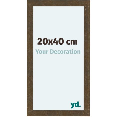 yd. - Cadre photo 20x40 - Or Antique - MDF - Como