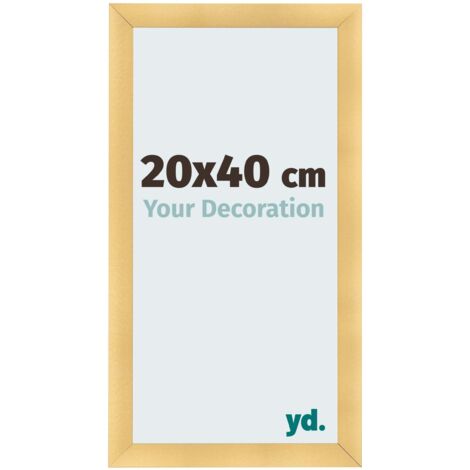 yd. - Cadre photo 20x40 - Or Mat - MDF - Pisa