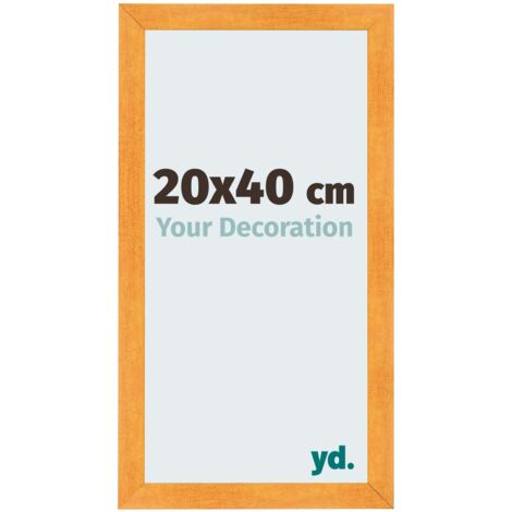 yd. - Cadre photo 20x40 - Orange - MDF - Pisa