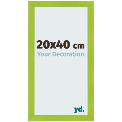yd. - Cadre photo 20x40 - Vert - MDF - Pisa